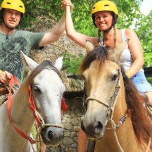Punta Cana: Bávaro Adventure Park Horse Riding & Waterfalls