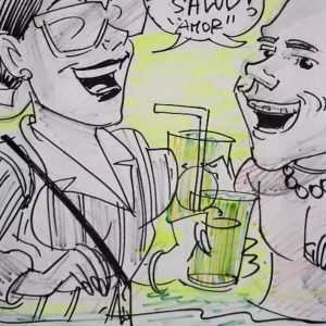 Esperienza di caricatura dal vivo a Punta Cana