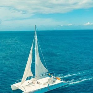 Tour dell'isola di Saona: Catamarano e motoscafo - Tutto incluso